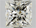 Natural Diamond 1.32 Carats, Princess with  Cut, K Color, SI2 Clarity and Certified by GIA
