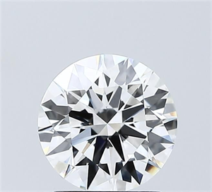 Picture of Lab Grown Diamond 1.51 Carats, Round with Ideal Cut, E Color, VVS2 Clarity and Certified by IGI