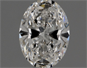 Natural Diamond 0.51 Carats, Oval with  Cut, F Color, VS1 Clarity and Certified by GIA