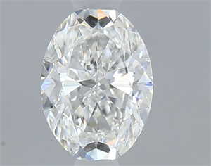 Foto Diamante Natural 0.40 quilates, Ovalado , Color F, claridad SI1 y certificado GIA de