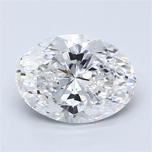 Picture of Natural Diamond 1.50 Carats, Oval with  Cut, E Color, SI2 Clarity and Certified by GIA