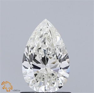 Picture of Natural Diamond 1.01 Carats, Pear with  Cut, I Color, SI2 Clarity and Certified by IGI