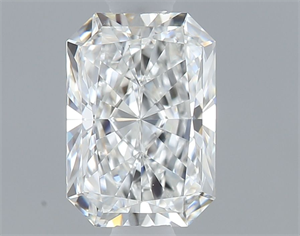 Picture of Natural Diamond 0.51 Carats, Radiant with  Cut, F Color, VS2 Clarity and Certified by GIA