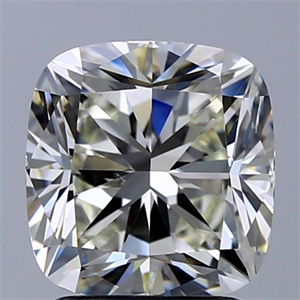 Foto Diamante Natural 2.02 quilates, Del cojín , Color J, claridad VS2 y certificado GIA de