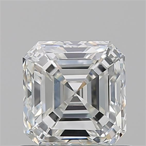 Picture of Natural Diamond 0.90 Carats, Asscher with  Cut, I Color, VS2 Clarity and Certified by GIA