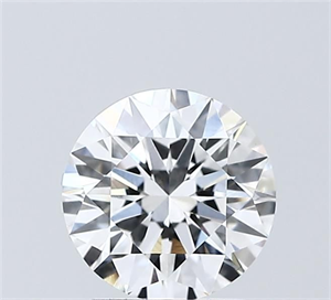Picture of Lab Grown Diamond 1.50 Carats, Round with Excellent Cut, E Color, VVS2 Clarity and Certified by IGI