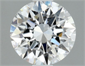 Natural Diamond 0.70 Carats, Round with Excellent Cut, D Color, VS1 Clarity and Certified by GIA