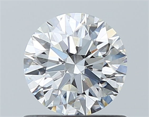 Picture of Natural Diamond 0.70 Carats, Round with Excellent Cut, F Color, VVS2 Clarity and Certified by GIA