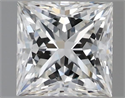 Diamante Natural 0.43 quilates, Princesa , Color J, claridad VS1 y certificado GIA