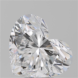 Picture of Natural Diamond 5.01 Carats, Heart with  Cut, D Color, VS1 Clarity and Certified by GIA