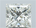 Diamante Natural 2.03 quilates, Princesa , Color J, claridad SI1 y certificado GIA