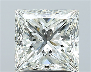 Foto Diamante Natural 2.03 quilates, Princesa , Color J, claridad SI1 y certificado GIA de