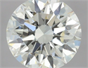 Natural Diamond 0.41 Carats, Round with Excellent Cut, H Color, VS1 Clarity and Certified by GIA