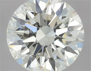 Picture of Natural Diamond 0.41 Carats, Round with Excellent Cut, H Color, VS1 Clarity and Certified by GIA
