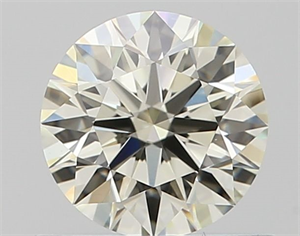 Picture of Natural Diamond 0.62 Carats, Round with Excellent Cut, L Color, VVS2 Clarity and Certified by IGI