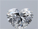 Natural Diamond 0.31 Carats, Heart with  Cut, F Color, VS1 Clarity and Certified by GIA