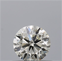 Natural Diamond 0.40 Carats, Round with Excellent Cut, J Color, VVS2 Clarity and Certified by IGI