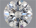 Diamante Natural 0.51 quilates, Redondo , Color H, claridad IF y certificado GIA