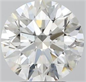 Natural Diamond 3.03 Carats, Round with Excellent Cut, I Color, SI2 Clarity and Certified by GIA