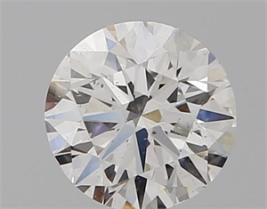 Picture of Natural Diamond 0.50 Carats, Round with Excellent Cut, F Color, SI1 Clarity and Certified by GIA