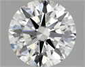 Del inventario de diamantes de laboratorio, 1.54 quilates, Redondo , Color F, claridad VS1 y certificado IGI