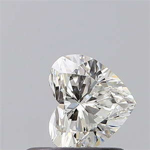 Picture of Natural Diamond 0.50 Carats, Heart with  Cut, I Color, VS2 Clarity and Certified by GIA