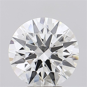 Picture of Lab Grown Diamond 4.21 Carats, Round with Ideal Cut, F Color, IF Clarity and Certified by IGI