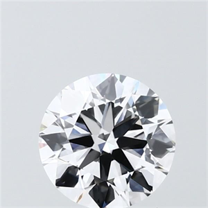 Picture of Lab Grown Diamond 1.50 Carats, Round with Ideal Cut, D Color, VVS2 Clarity and Certified by IGI