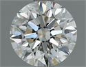Natural Diamond 1.01 Carats, Round with Excellent Cut, H Color, SI2 Clarity and Certified by IGI