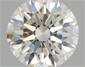 Natural Diamond 0.72 Carats, Round with Very Good Cut, I Color, VVS2 Clarity and Certified by GIA