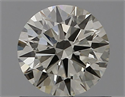 Natural Diamond 0.72 Carats, Round with Excellent Cut, J Color, VS2 Clarity and Certified by IGI