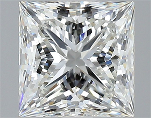 Picture of Natural Diamond 2.01 Carats, Princess with  Cut, I Color, VVS1 Clarity and Certified by GIA