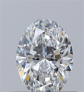 Picture of Natural Diamond 0.42 Carats, Oval with  Cut, E Color, VVS2 Clarity and Certified by GIA