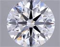 Del inventario de diamantes de laboratorio, 2.02 quilates, Redondo , Color D, claridad VVS2 y certificado IGI