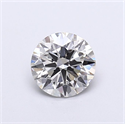 Lab Grown Diamond 1.27 Carats, Round with Ideal Cut, H Color, VS1 Clarity and Certified by IGI