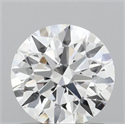 Lab Grown Diamond 1.03 Carats, Round with Ideal Cut, D Color, VVS1 Clarity and Certified by IGI