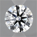 Lab Grown Diamond 0.98 Carats, Round with Ideal Cut, D Color, VVS2 Clarity and Certified by IGI