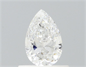 Natural Diamond 0.46 Carats, Pear with  Cut, D Color, VVS2 Clarity and Certified by GIA
