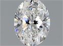 Natural Diamond 0.41 Carats, Oval with  Cut, E Color, VVS2 Clarity and Certified by GIA
