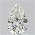 Natural Diamond 1.01 Carats, Pear with  Cut, G Color, SI2 Clarity and Certified by GIA