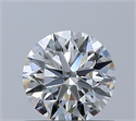 Diamante Natural 0.56 quilates, Redondo , Color I, claridad VVS1 y certificado GIA