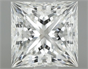 Natural Diamond 1.00 Carats, Princess with  Cut, G Color, VVS2 Clarity and Certified by GIA