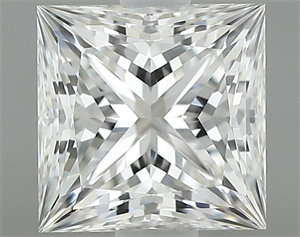 Picture of Natural Diamond 1.00 Carats, Princess with  Cut, G Color, VVS2 Clarity and Certified by GIA