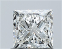 Diamante Natural 1.00 quilates, Princesa , Color H, claridad VS1 y certificado GIA