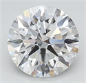Lab Grown Diamond 2.89 Carats, Round with Ideal Cut, D Color, IF Clarity and Certified by IGI
