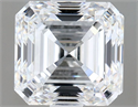 Natural Diamond 1.01 Carats, Asscher with  Cut, F Color, VS1 Clarity and Certified by GIA