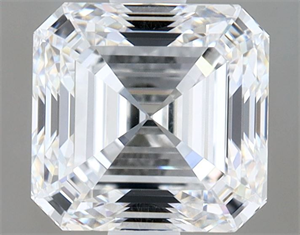 Foto Diamante Natural 1.01 quilates, Asscher , Color F, claridad VS1 y certificado GIA de