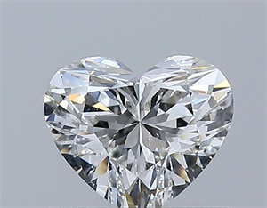 Picture of Natural Diamond 0.52 Carats, Heart with  Cut, G Color, SI1 Clarity and Certified by GIA