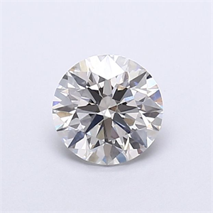 Picture of Lab Grown Diamond 1.07 Carats, Round with Ideal Cut, G Color, VVS2 Clarity and Certified by IGI