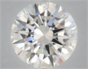 Lab Grown Diamond 6.01 Carats, Round with Excellent Cut, E Color, VVS2 Clarity and Certified by IGI